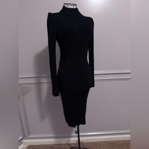 Calvin Klein Black Long Sleeve Dress